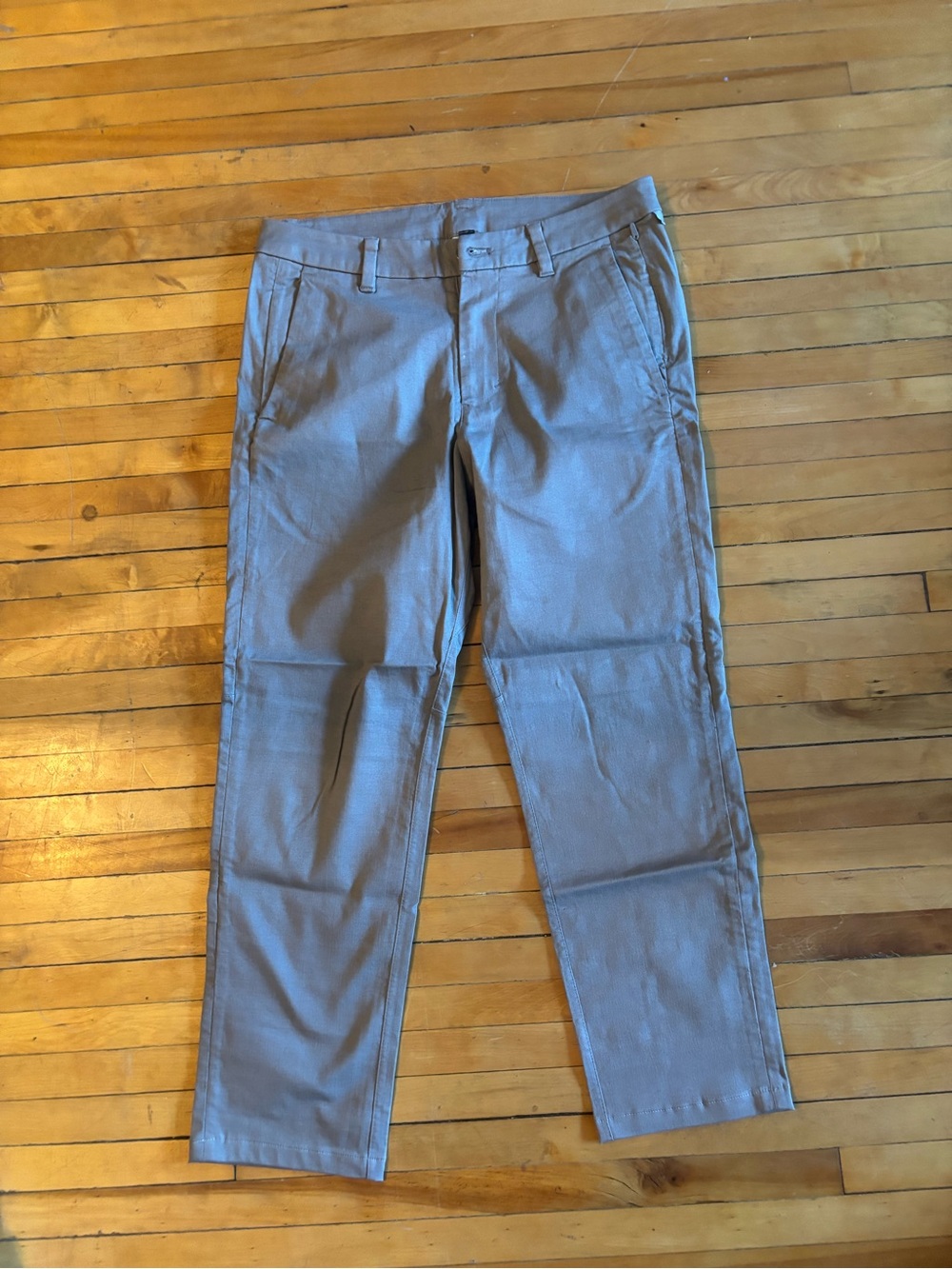 Lululemon Men’s Grey Chino Pants Size 30 Stretch Cotton